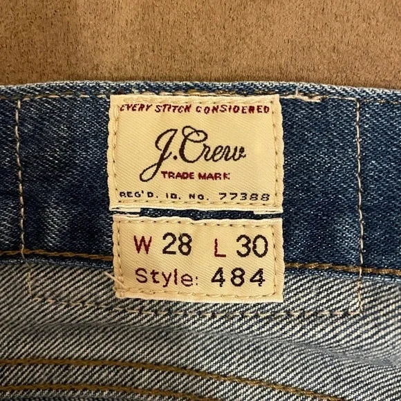 28x30 Men’s J. Crew 484 Stretch Jeans - Picture 5 of 6